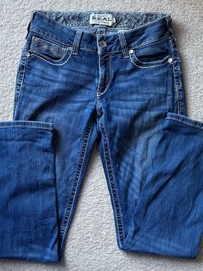 Ariat Women's Dark Blue Bootcut Stretch Jeans